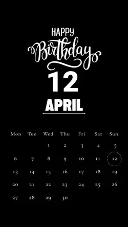 HBD 12 APRIL 2026