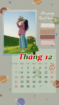 Mẫu sinh nhật 6/12