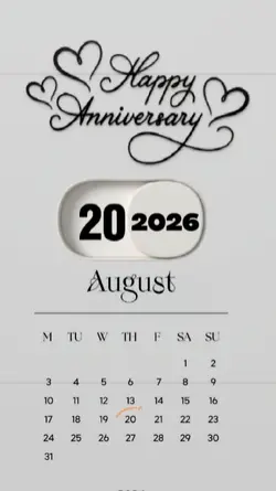 Anniversary august