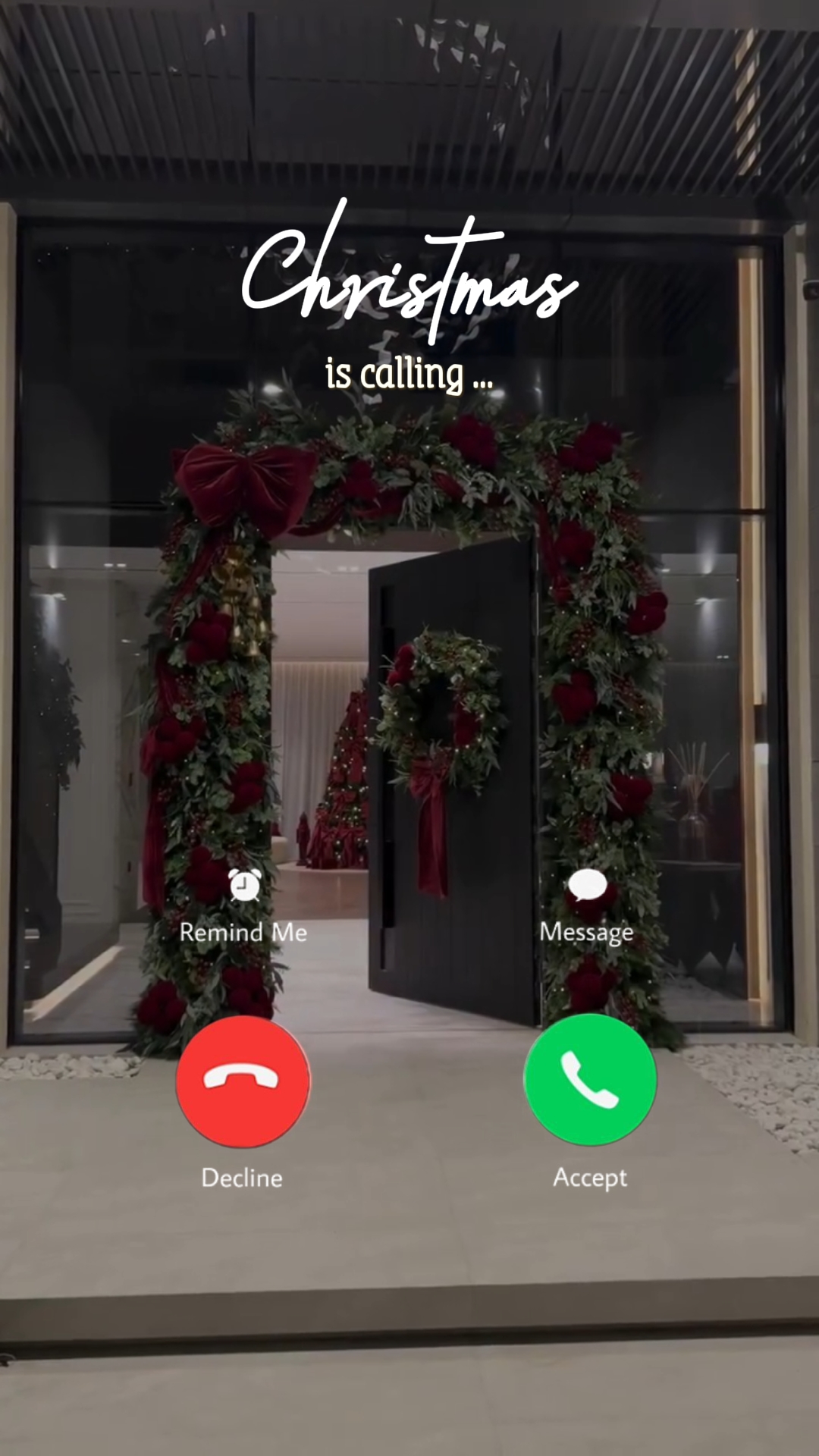 O natal está chamando