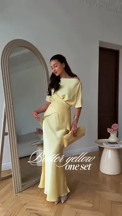 Butter yellow oneset