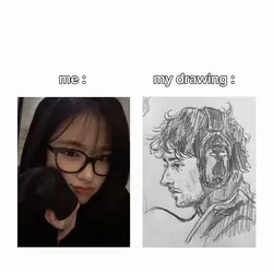 me and my drawing