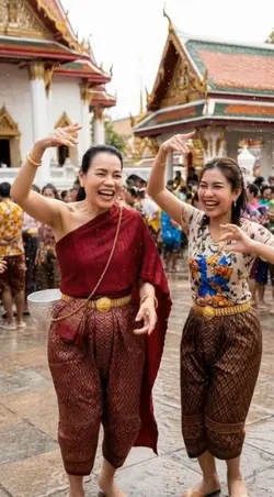 ซ้อมเล่นน้ำสงกรานต์