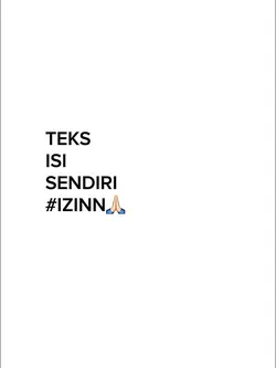 teks isi sendiri