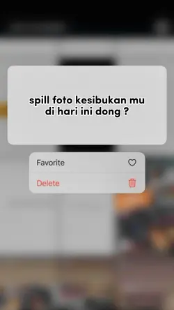 spill kesibukan mu 