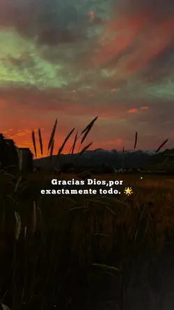 Gracias Dios.