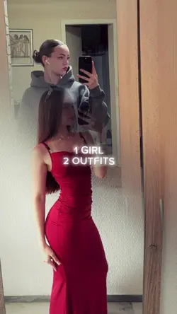 1 girl 2 outfits