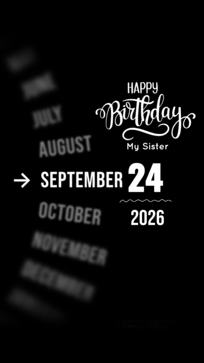 BDAY SISTER 24 SEPTE