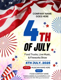 July 4th Poster 🇺🇸🎇🎆