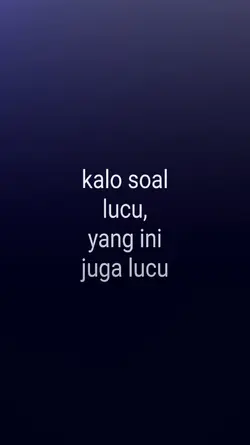 kalo soal lucu