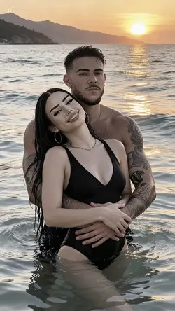 Couple BomanticBeach