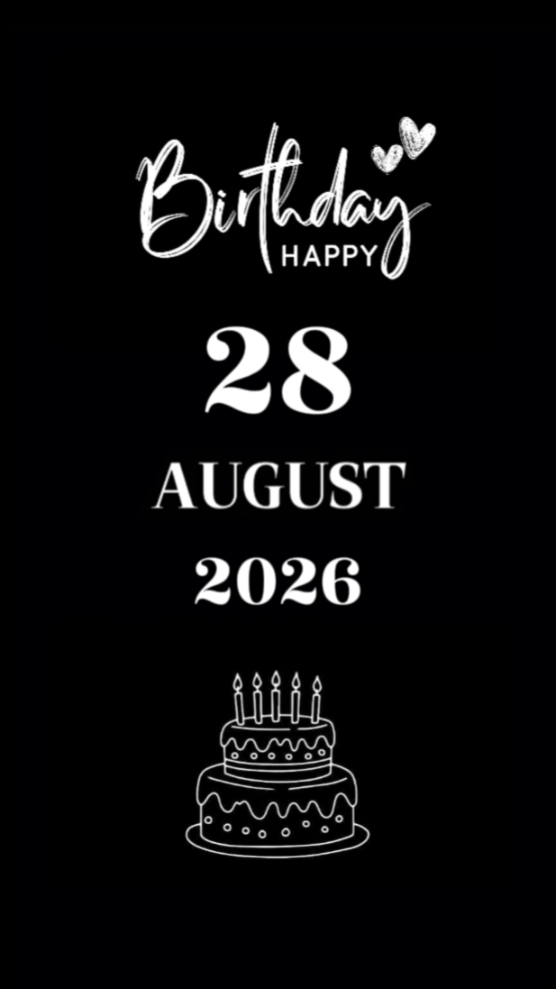 ANNIVERSAIRE BÉBÉ 28 AOÛT