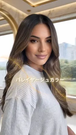 黒髪から激変ヘアカラー✨