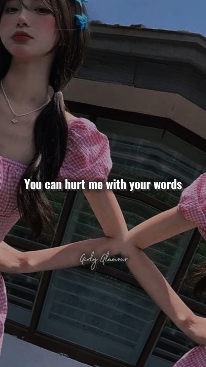 You can hurt me but🤔