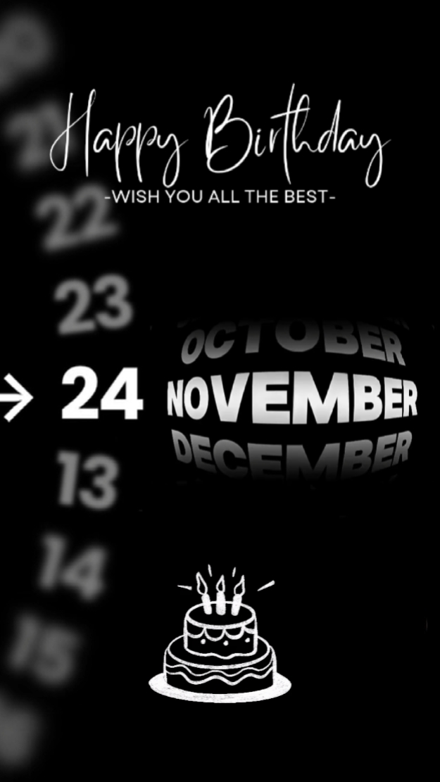 HBD 24 NOVEMBER 