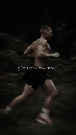 never give up