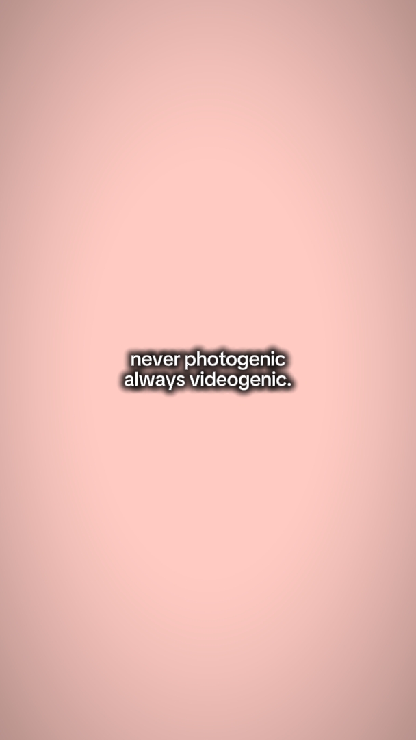 Nunca fotogênico