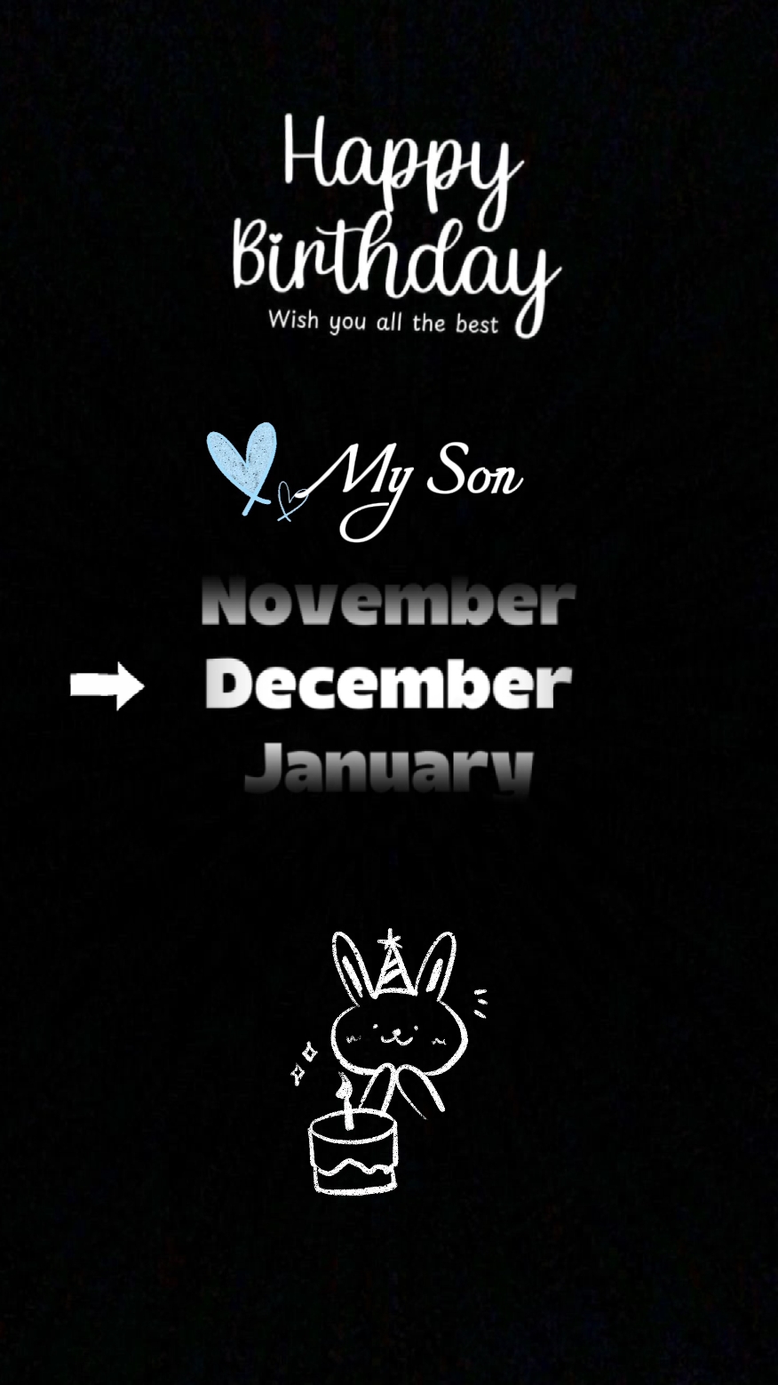 HBD MY SON
