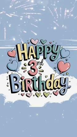 hbd anak 3 tahun