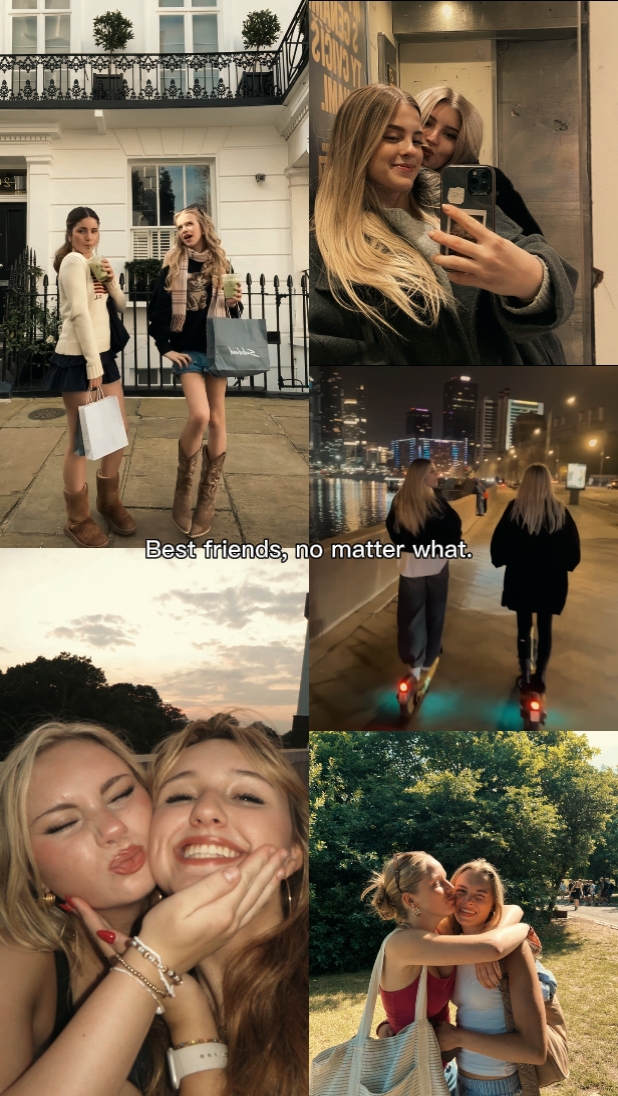 Freunde Foto-Raster