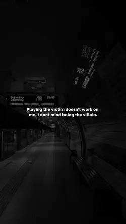 Playing the victim