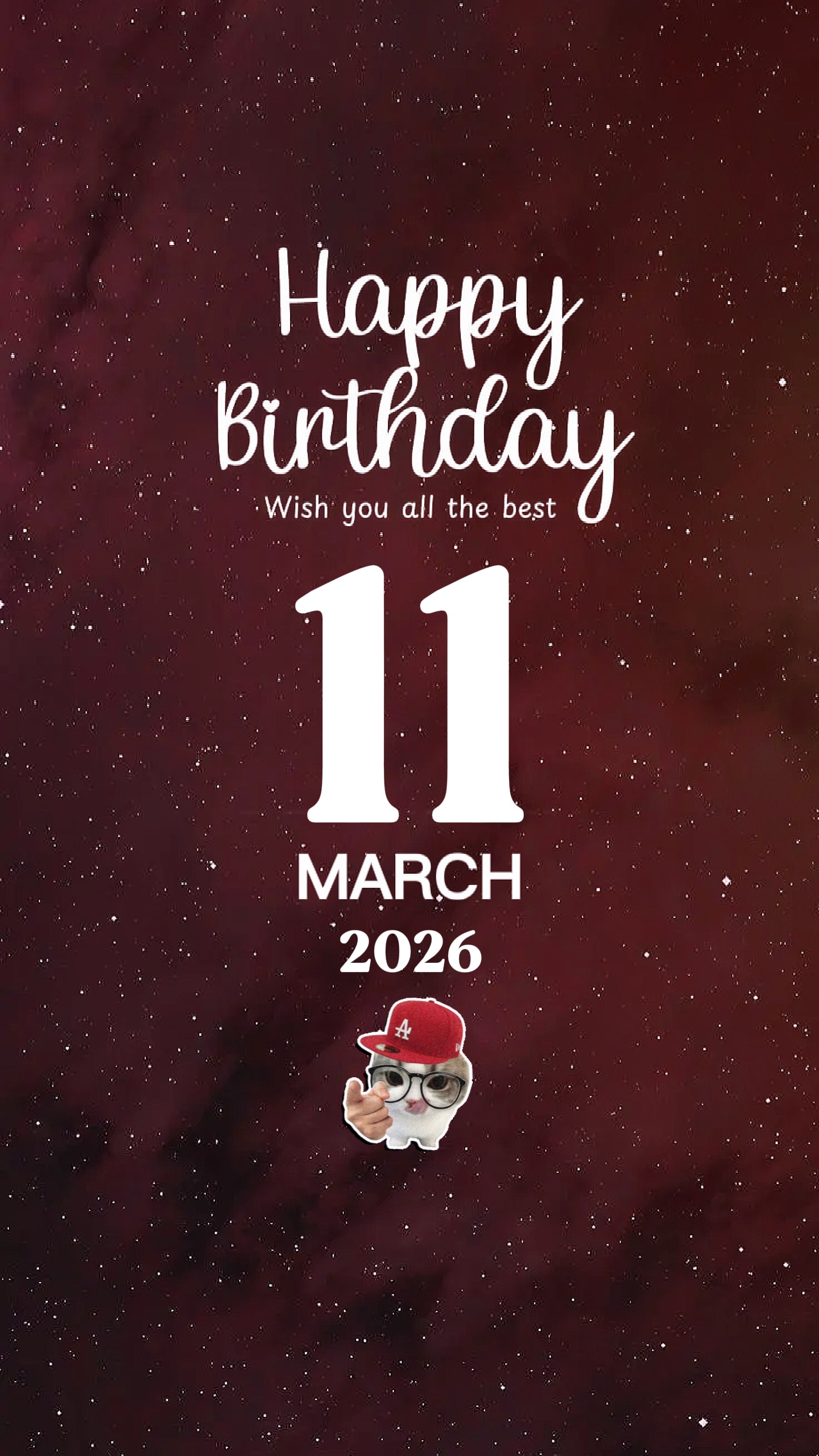 HBD 11 MARCH