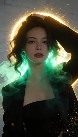 Green glow effect