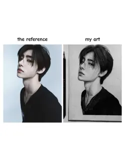 reference vs my art