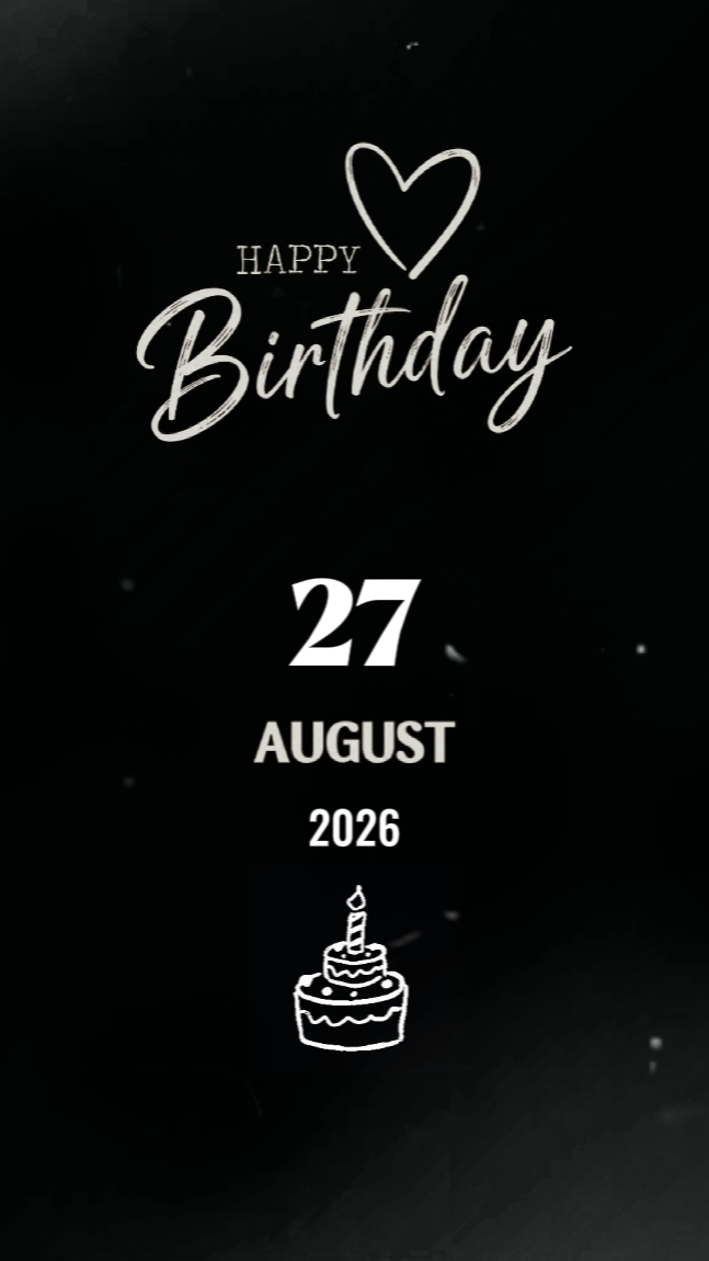 27 AOÛT ANNIVERSAIRE
