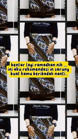 Sarung...