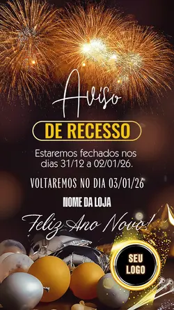 Aviso Recesso✈️