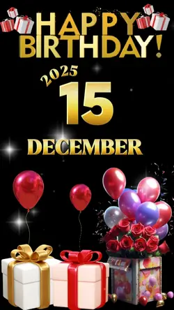BIRTHDAY 15 DECEMBER