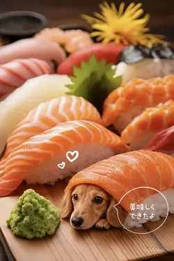 お寿司できたよ
