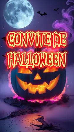 CONVITE DE HALLOWEEN