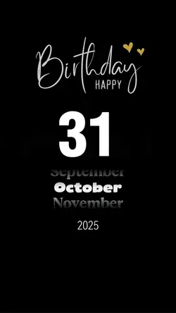HBD 31 OCTOBER 2025