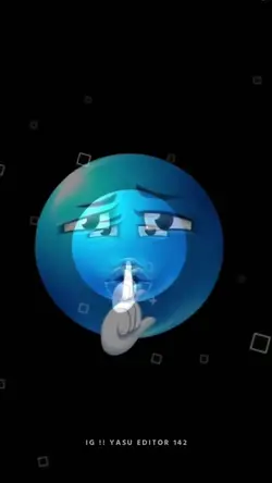 Blue emoji editing