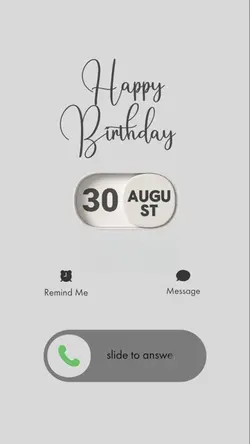 BIRTHDAY 30 AUGUS