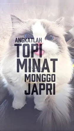 angkatlah topi minat