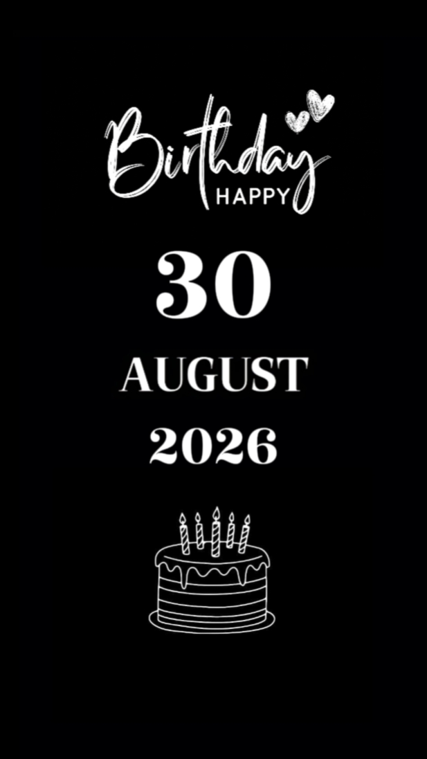 BDAY DAD 30. AUGUST