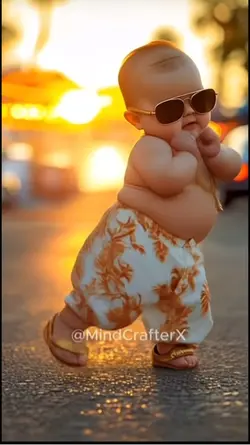 Cute baby dance
