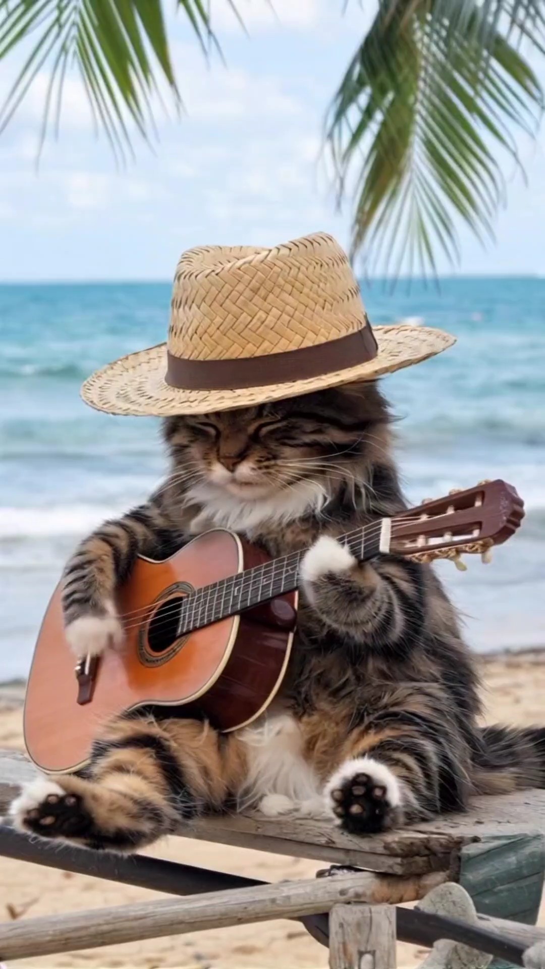 Música de guitarra de gato 