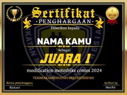 Juara Modif motor 