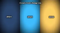3 years change