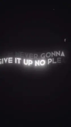 Never gunna give up