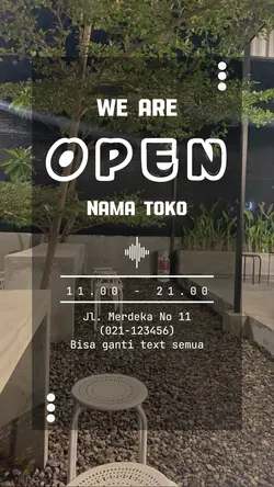 Open toko / cafe