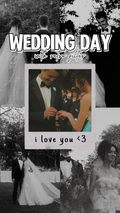 J'adore le jour du mariage