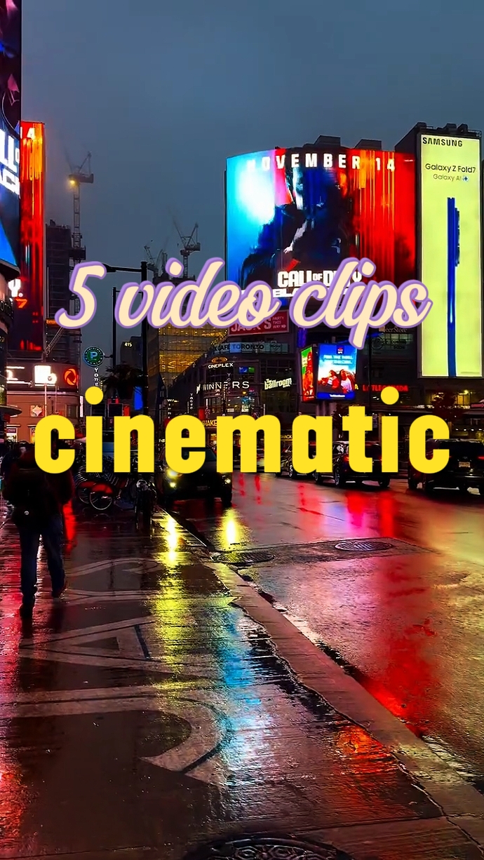 5 clips cinematic