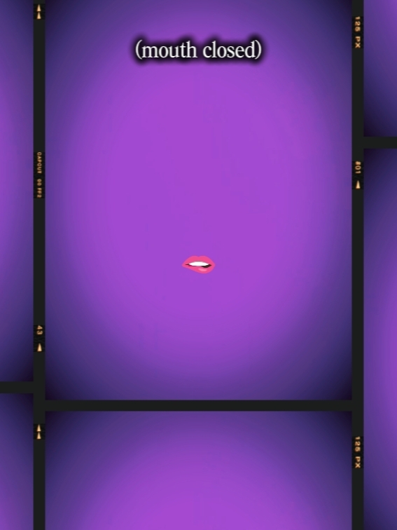 bouche fermée 