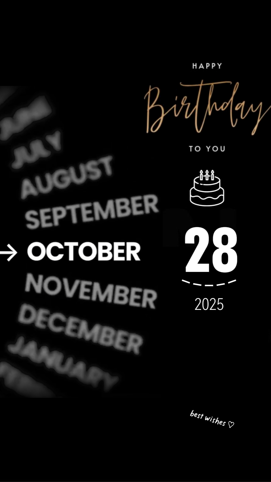Hbd 28. Oktober 2025