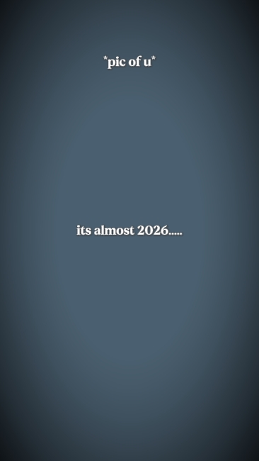 il est presque 2026...